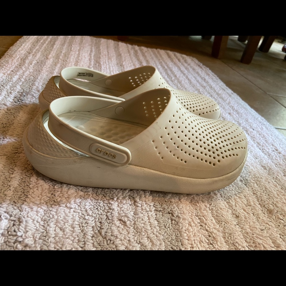 White Crocs